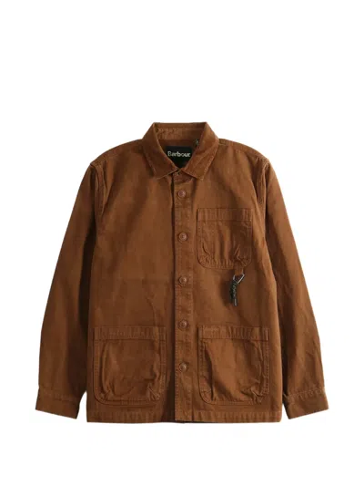 Barbour Bowland Patch-pocket Shirt Jacket In Multi