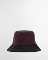 Barbour Brackley Wax Hat Accessories In Purple