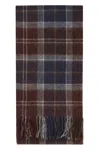 Barbour Braden Scarf In Wool In Brown