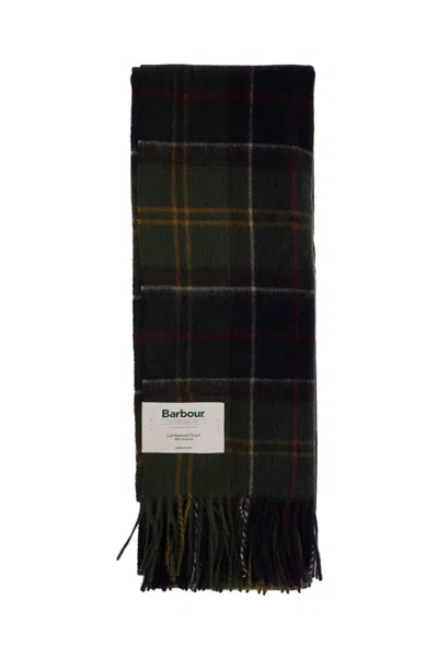 Barbour "braden Tartan Wool Scar In Green