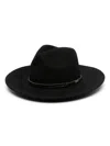 Barbour Braided-strap Wool Hat In Black