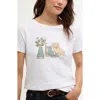 Barbour Brambles Cotton Graphic T-shirt In White