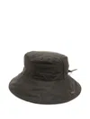 Barbour Brambling Wax Hat In Green