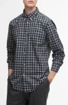Barbour Bramham Tailored Fit Plaid Cotton Button-down Shirt In Blue