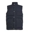 Barbour Brampton Puffer Gilet In Blue