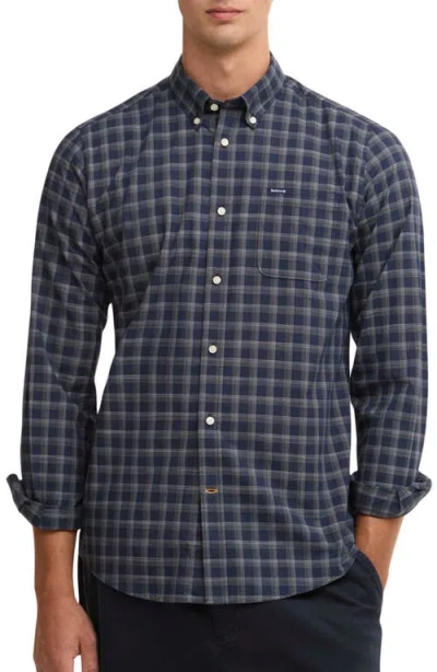 Barbour Bramwell Check Button Down Shirt In Blue