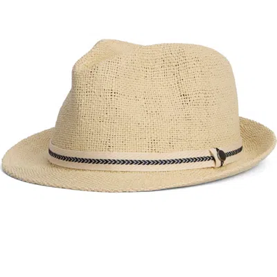 BARBOUR BARBOUR BRANSDALE STRAW TRILBY HAT