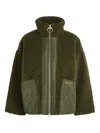Barbour Brawby Fleece Jacket In Green