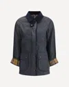 Barbour Breadnell Waxed Jacket In Blue