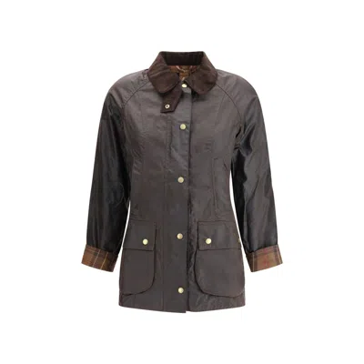Barbour Breadnell Waxed Women's Jacket In Brown
