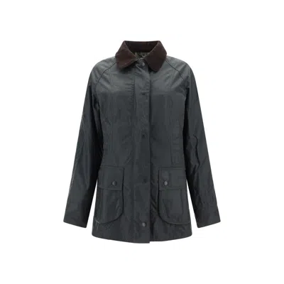 Barbour Breadnell Waxed Women's Jacket In Green