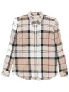 Barbour Bredon Tartan Check Button Front Shirt In Neutrals