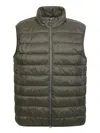 BARBOUR BRETBY GILET VEST IN GREEN POLYAMIDE