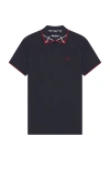 Barbour Brodie Tailored Polo In 네이비