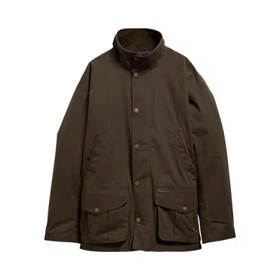 Pre-owned Barbour Bromfield Waterproof Jacket 'dark Olive' | Green | Men's Size Xl
