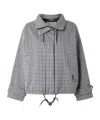 Barbour Bronwyn Showerproof Water Resistant Gingham Jacket In Black