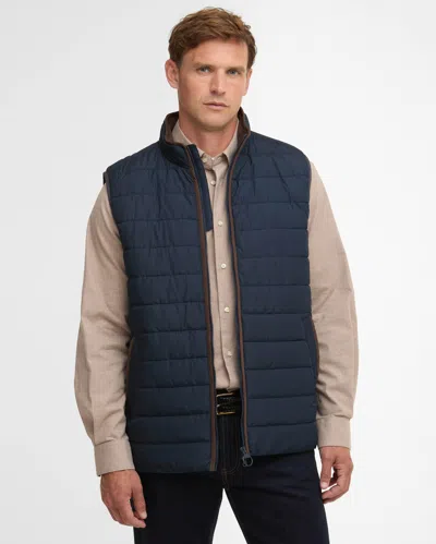 Barbour Broughton Mens Quilted Gilet In Blue