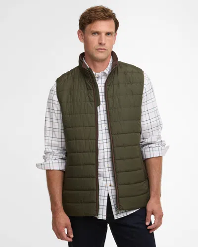 Barbour Broughton Mens Quilted Gilet In Green
