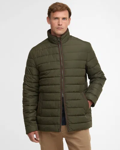 Barbour Broughton Mens Quilted Jacket In Green