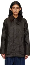 Barbour Brown Bedale Waxed Jacket In Brown