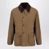 Barbour Brown Waxed Bedale Jacket In Brown