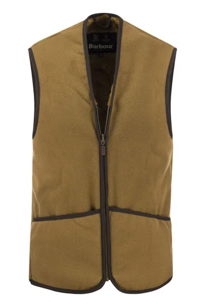 Barbour Brown Zipped Waistcoat