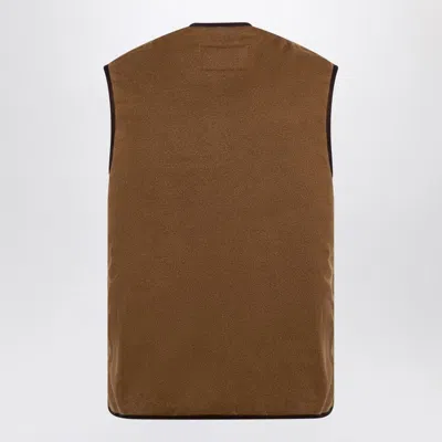 Barbour Brown Zipup Fleece Vest