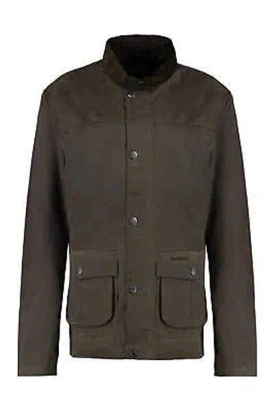 Pre-owned Barbour Brunden Waxed Jacket In Beech