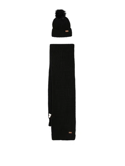 Barbour Sharp Set And Cap In Black