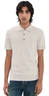 Barbour Buston Knit Polo Antique White In Antique White
