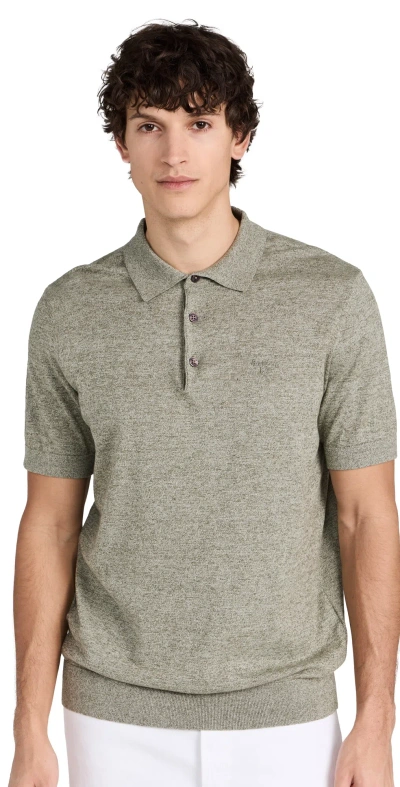 Barbour Buston Knit Polo Dusty Green