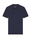 Barbour Buston Knit Polo In Navy