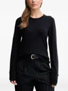 Barbour Button-embellishment Sweater In Black