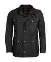 Barbour Button-up Jacket In Black