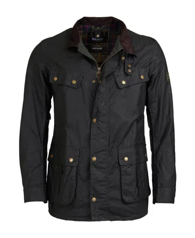 Barbour Button-up Jacket In Black
