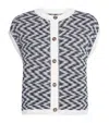 Barbour Button-up Olivia Sweater Vest In White