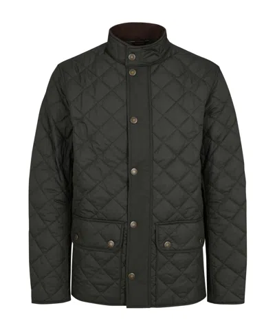 Barbour Button-up Quilted Jacket In Black