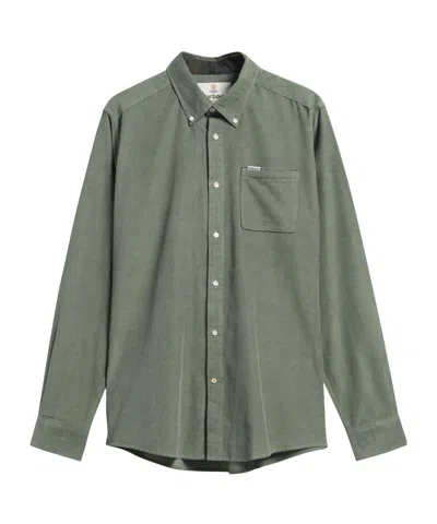 Barbour Ramsey Tailored Fit Corduroy Button-down Shirt In Green