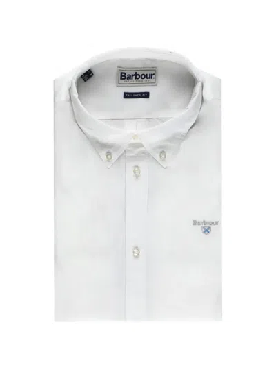Barbour Treeport Long-sleeved Tailored Shirt In White