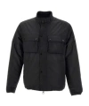 Barbour Buttoned Long-sleeved Jacket In Black