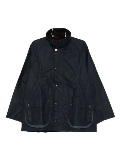 Barbour Buttoned Pocket Jacket In Blue