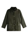 Barbour Buttoned-pocket Jacket In Green
