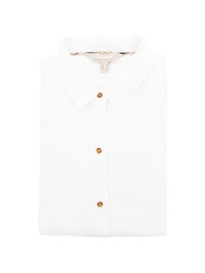 Barbour Buttoned Shirt In White