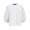 Barbour Button-front Blouse In White