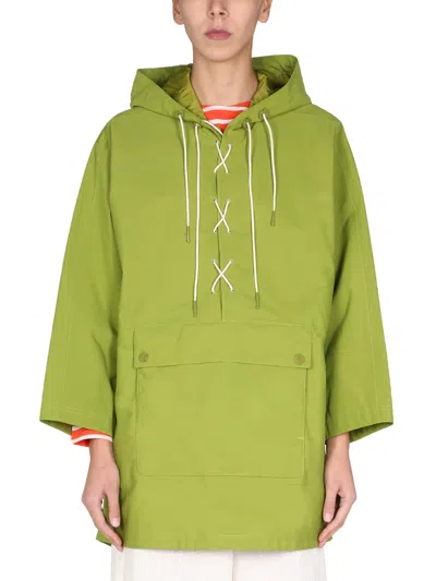 BARBOUR BY ALEXACHUNG "TONAL PIP" PARKA