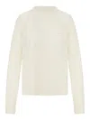 Barbour Ashdown Relaxed Wool-blend Cable-knit Jumper In Neutral