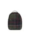 Barbour Caley Classic Tartan Backpack In Green