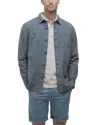 Barbour Callercove Cotton Seersucker Button-up Overshirt In Vintage Teal