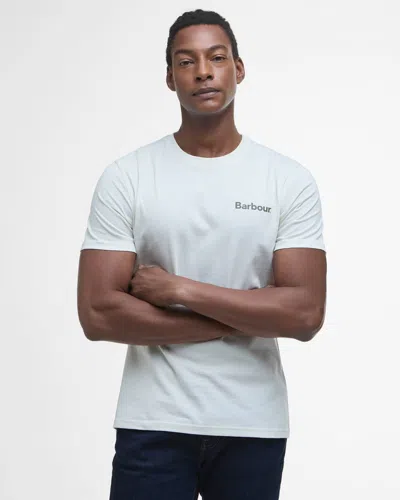 Barbour Camber Graph Mens T-shirt In White