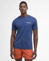 Barbour Camber Graphic T-shirt In Blue